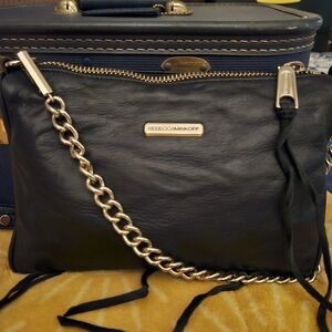 Rebecca Minkoff Black Fringe Crossbody Bag